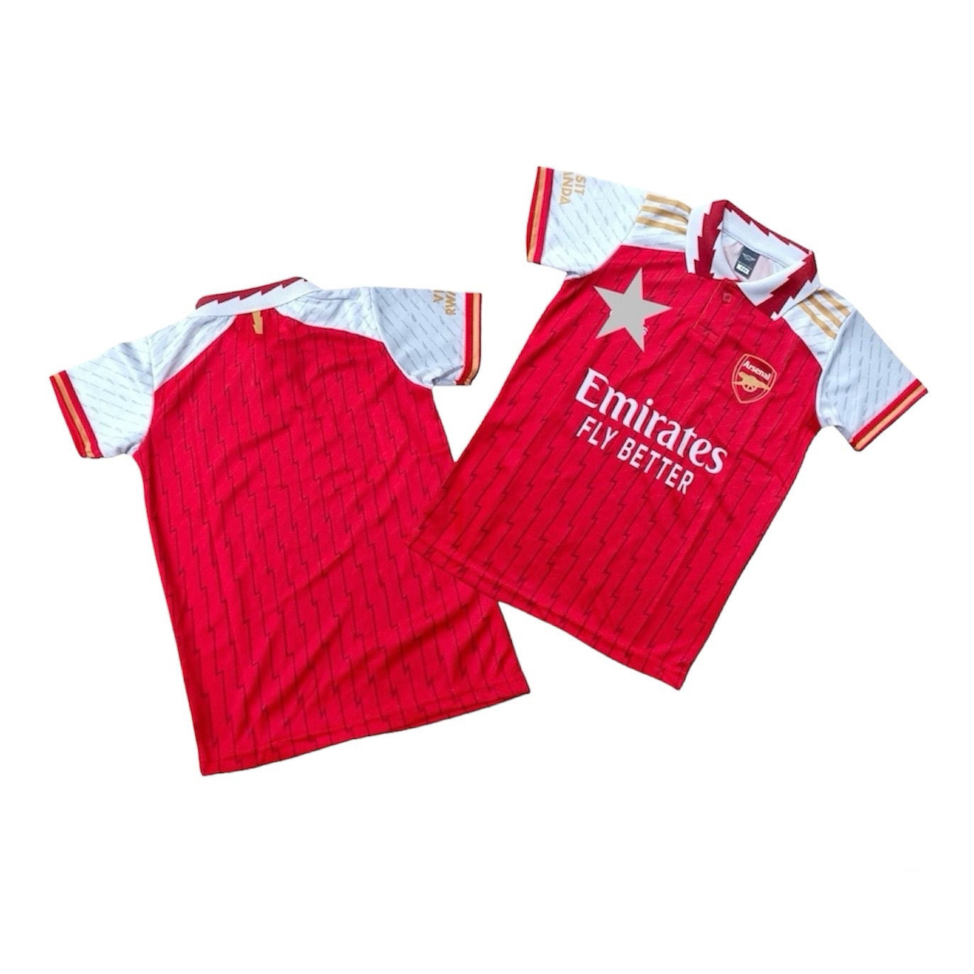 ARSENAL FULL BODY SUBLIMATION PRINT KIDS POLO JERSEY