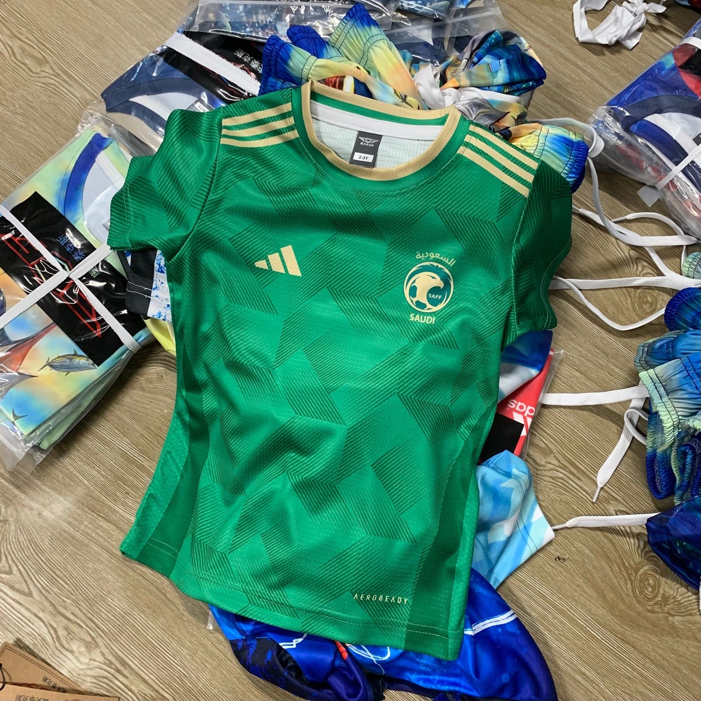 ফুল বডি প্রিন্ট প্রিমিয়াম কোয়ালিটি সৌদি আরব কিডস জার্সি