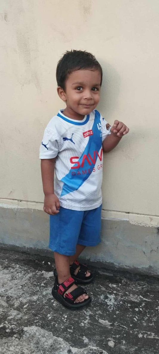 AL-HILAL WHITE FULL BODY PRINT KIDS JERSEY