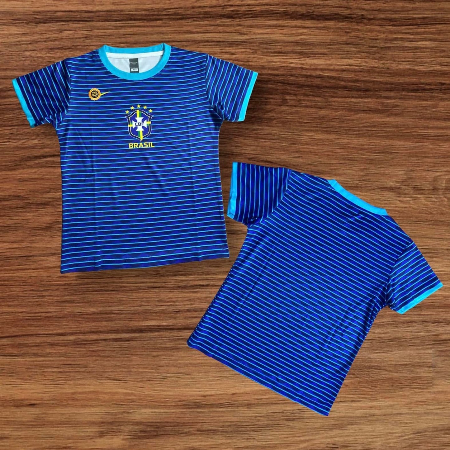 BRAZIL AWAY FULL BODY PRINT KIDS JERSEY