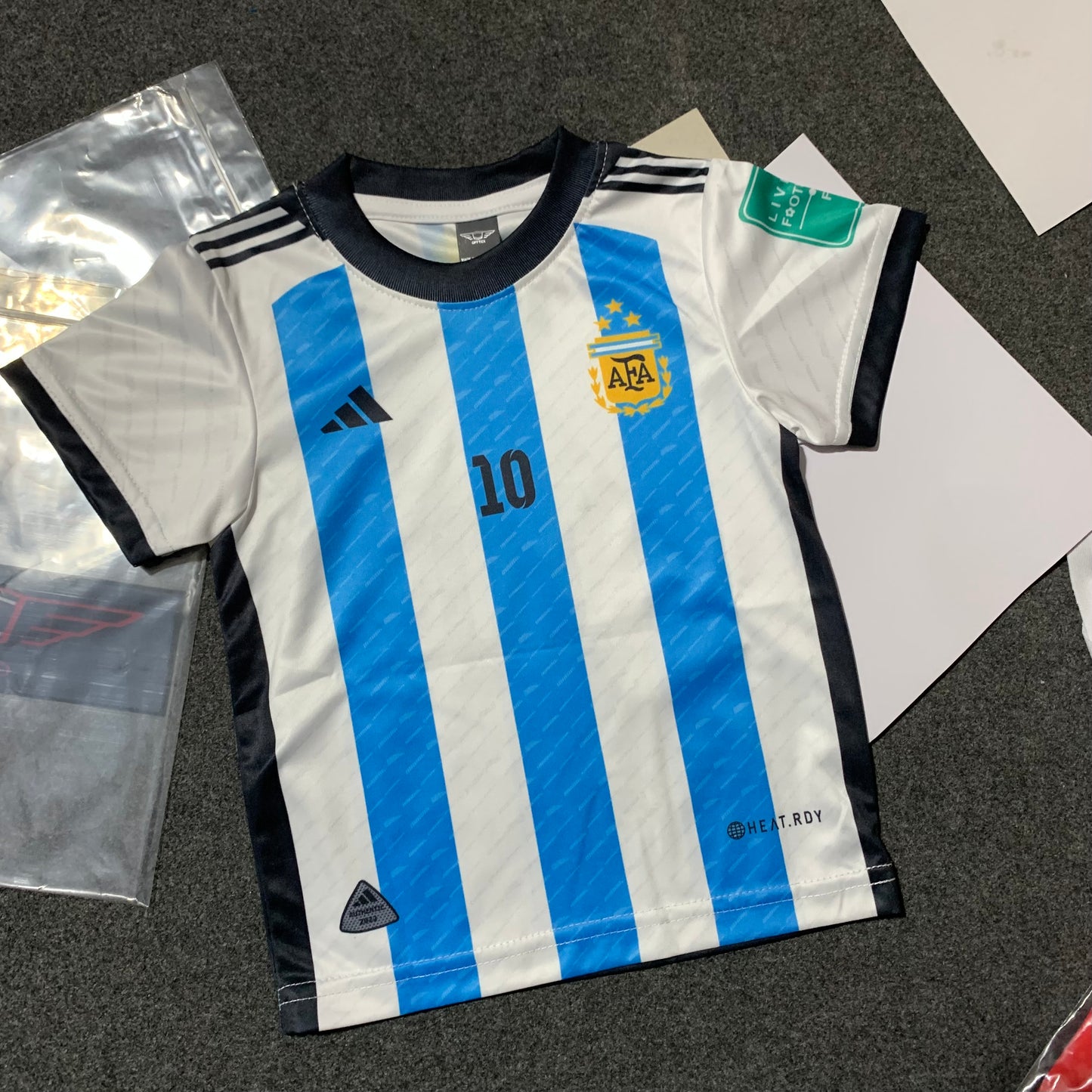 MESSI 10 FULL BODY SUBLIMATION PRINT KIDS JERSEY