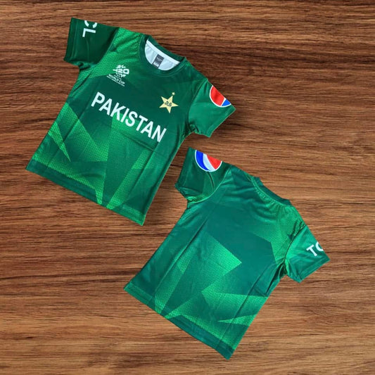 PAKISTAN CRICKET FULL BODY PRINT KIDS JERSEY T-SHIRT