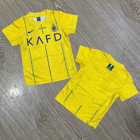 AL-NASIR YELLOW  FULL BODY PRINT KIDS JERSEY