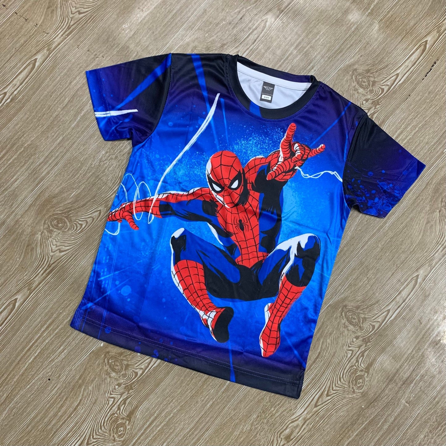 প্রিমিয়াম কোয়ালিটি ফুল বডি প্রিন্ট স্পাইডারম্যান টি-শার্ট